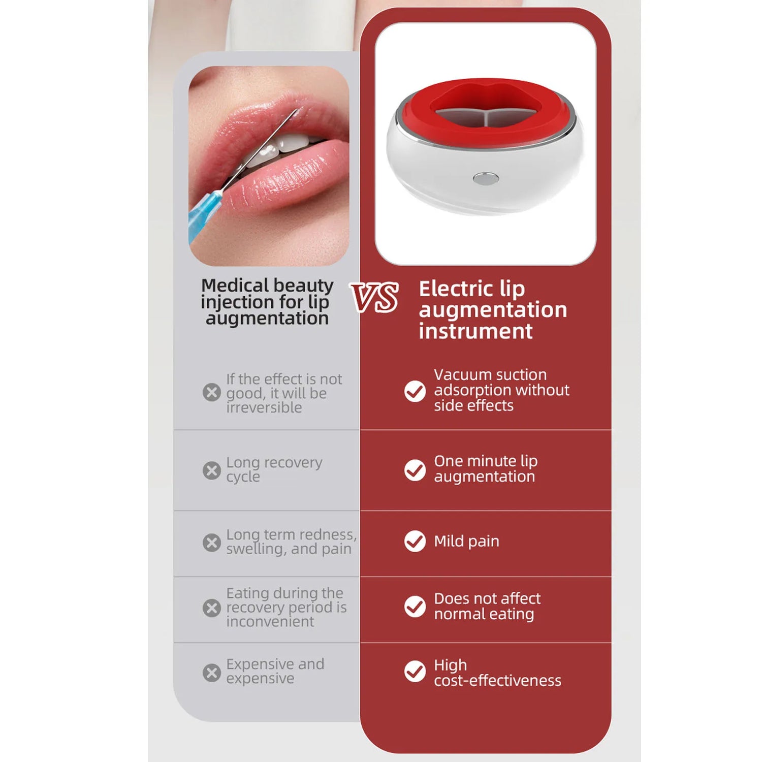 Electric Suction Lip Plumper Device Silicone Lip Enhancer Automatic Firming Lip Skin Beauty Tool for Women