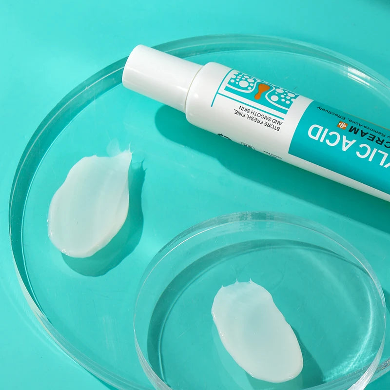Salicylic Acid Acne Reduce Face Cream Faded Pimple Spots Deep Cleaning Pore Acne Scar Oil Control Moisturizing Skincare Product
