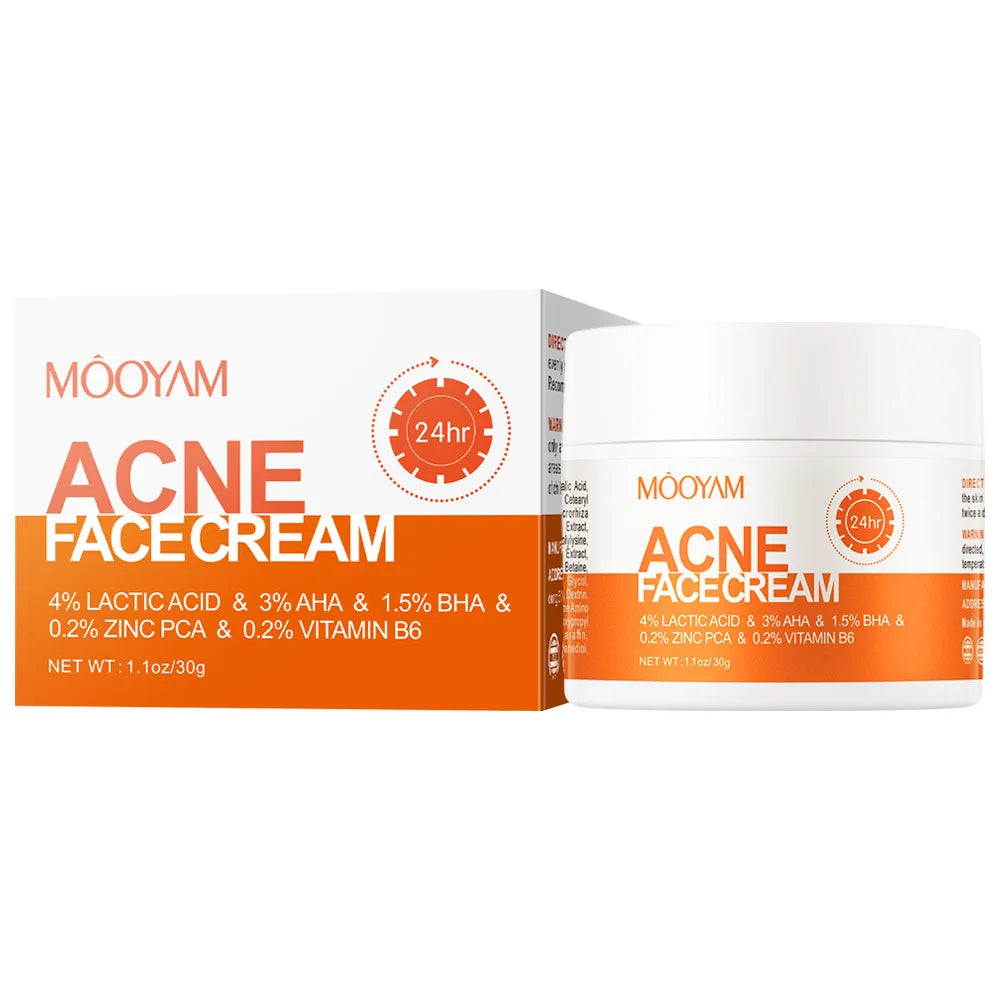 Herbal Acne Removal Face Cream Anti-Acne Gel Treatment Acne Scar Pore Shrinking Eliminate Large Pores Pimples Whitening Face Car